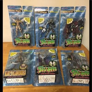 Bundle of 6 Spawn action figures still in package